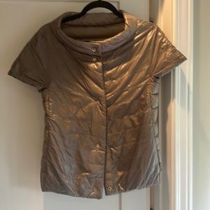 Herno Emilia Cap Sleeve Puffer Jacket Size Medium